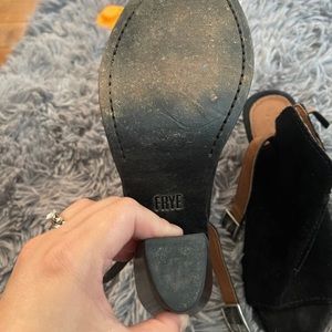 Frye suede booties size 6.5